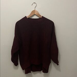 American Eagle Burgundy Sweater